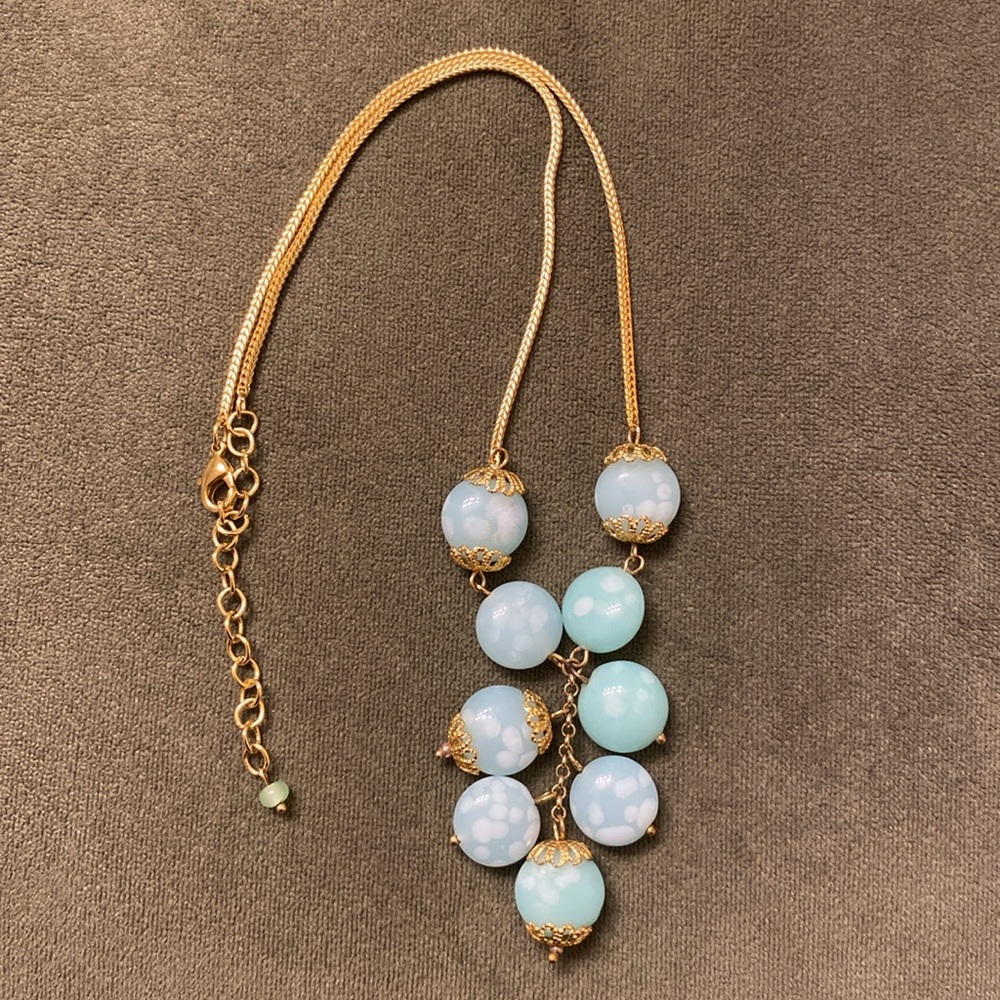 Vintage Banana Republic Cluster Necklace